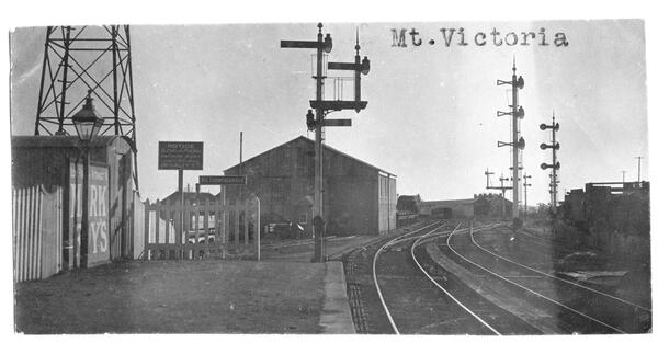 Mount Victoria Railway Yard in circa 1910s