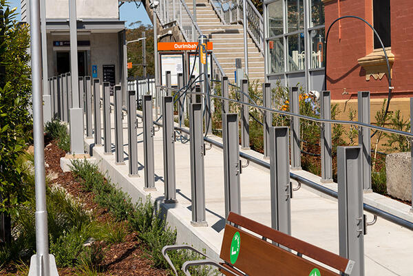 New access ramp to lift for Ourimbah Station