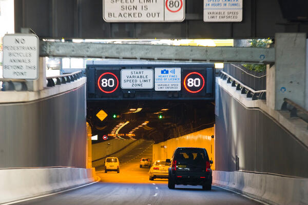 Entrance to Cross City Tunnel