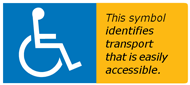 Easily Accessible Transport Symbol