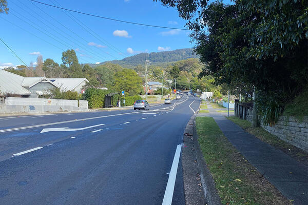 Lawrence Hargrave Drive at Thirroul