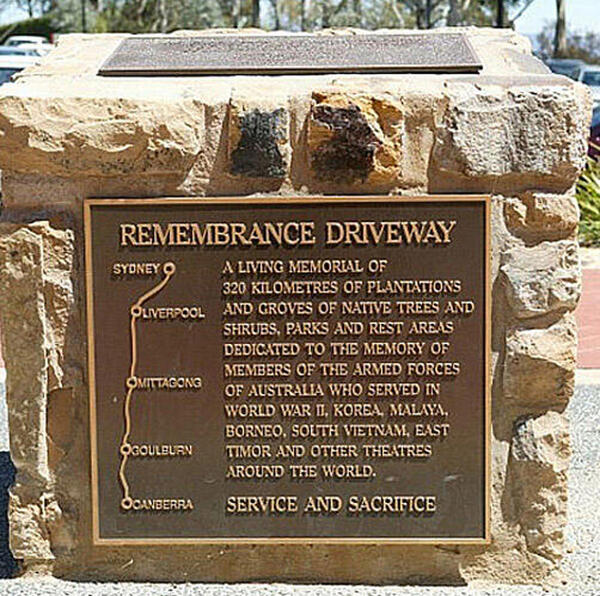 Remembrance Driveway - ceremony