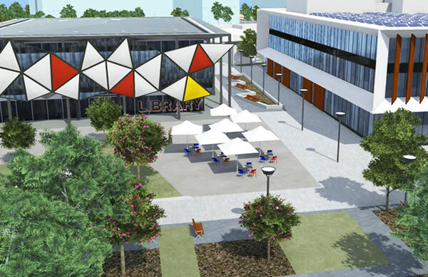 Envisioning 3D - Screenshot of Oran Park in the 3D model