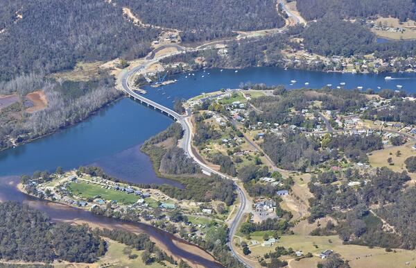 Aerial of Nelligen township