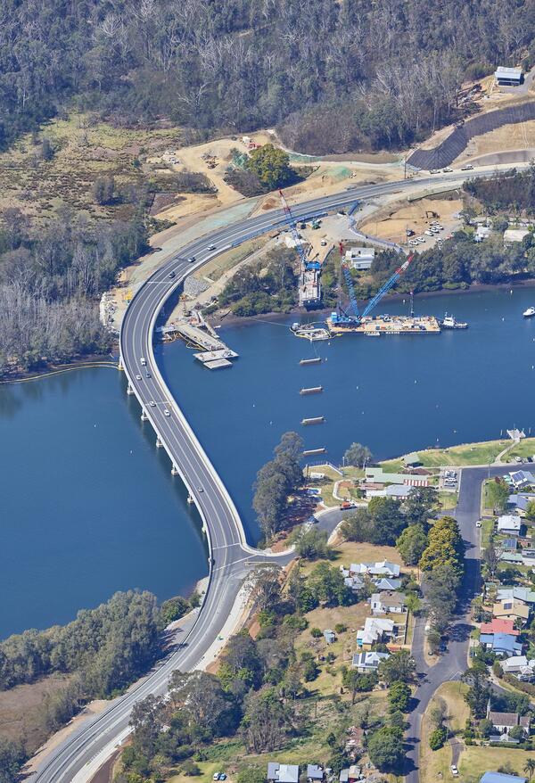 Nelligen Bridge looking east