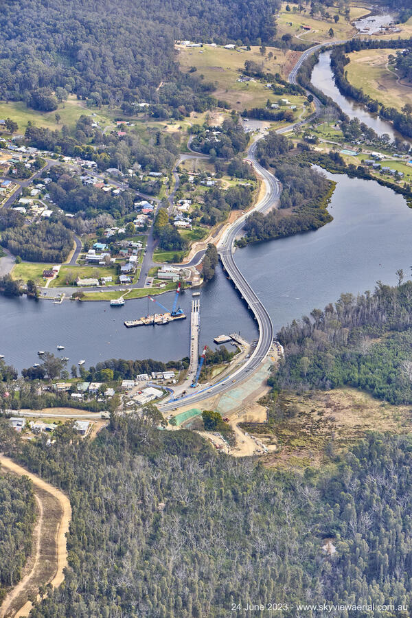 The two bridges looking towards Nelligen township
