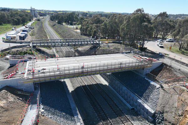 Burley Griffin Way - progress photo September 2024