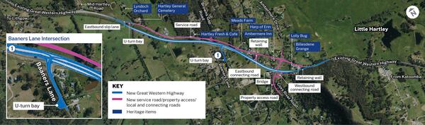 Coxs River Road map