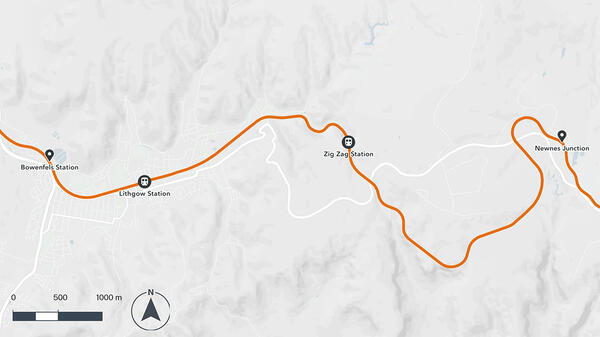 Lithgow Area Resignalling map