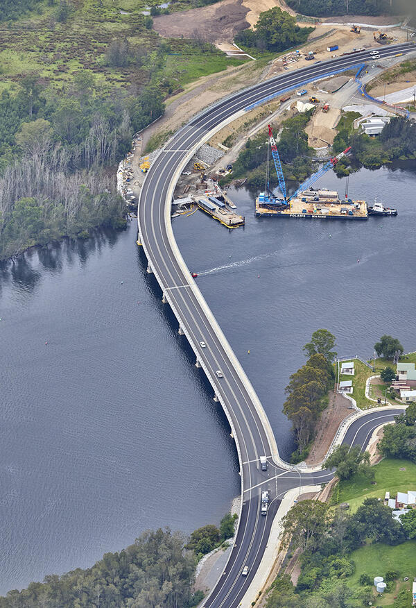 Nelligen Bridge over the Clyde River - January 2024