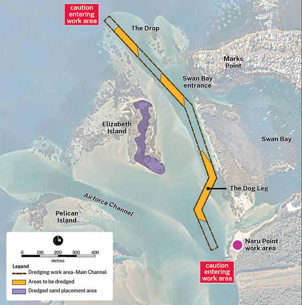 Swansea dredging map