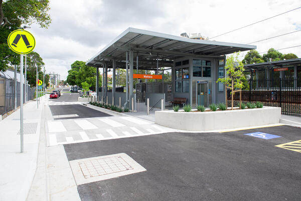 Waitara Station Upgrade - completed - outside view