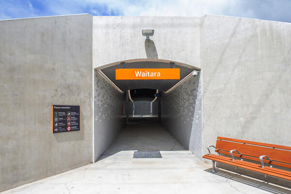 Waitara Station Upgrade - completed - outside view