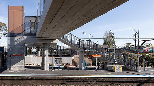 Mount Colah Station Footbridge Renewal project - completed in August 2024