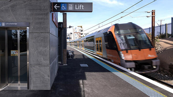 Mount Colah Station Footbridge Renewal project - completed in August 2024