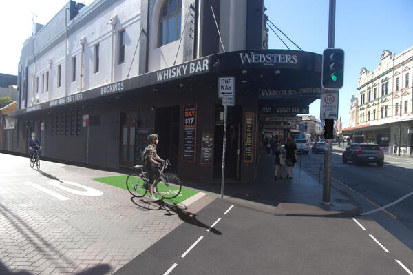 Wilson Street Cycleway artist impression