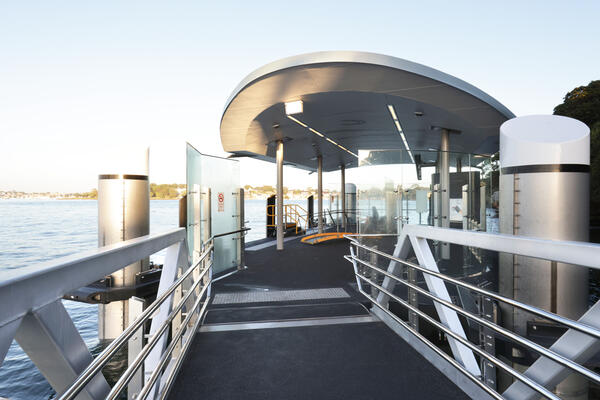 Transport for NSW Greenwich Point Wharf - completed.