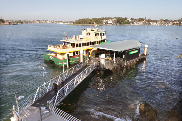 Transport for NSW Greenwich Point Wharf - completed.