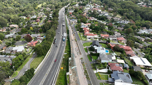 Looking north M1 Princes Motorway