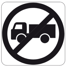 Advanced Trucks Prohibited (Symbolic) - g9-87-2