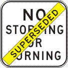 No Stopping Or Turning (Superseded - use G9-70) - r2-13