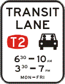Transit Lane (T2) (Two Periods - times as required) - r7-7-4