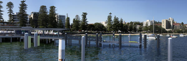 Illustration of concept design of Manly wharf 3 Upgrade