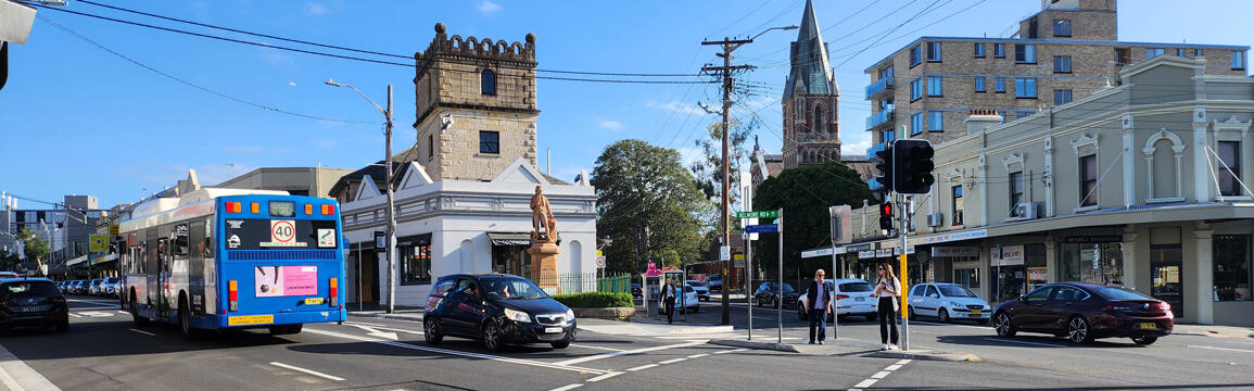 Belmore Road and Avoca Street, Randwick - hero