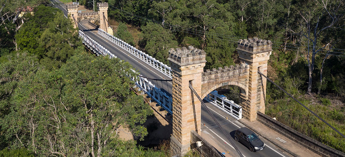 Hampden Bridge, Photo credit Destination NSW
