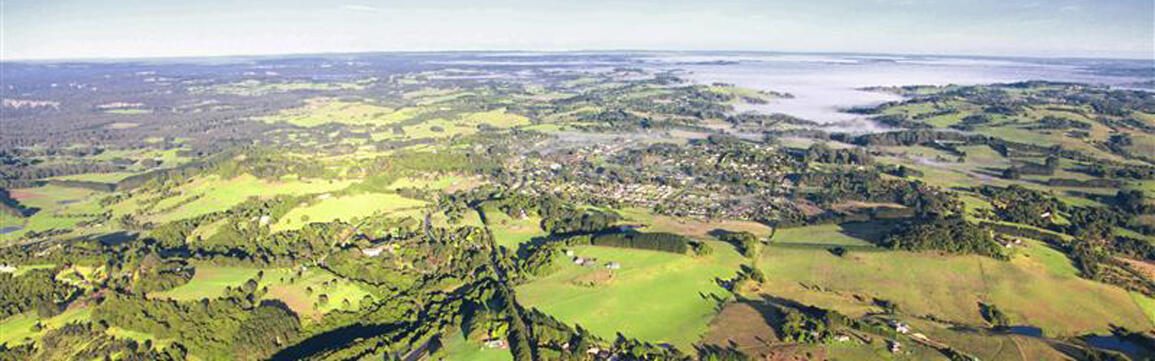 Transport for NSW Aerial of the Illawarra Highway through Robertson.