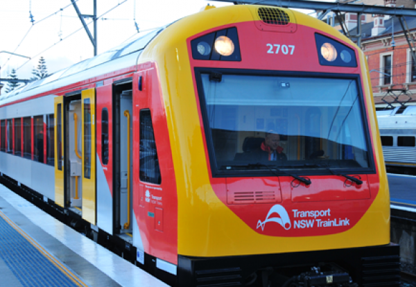 Photo of a NSW Trains' train