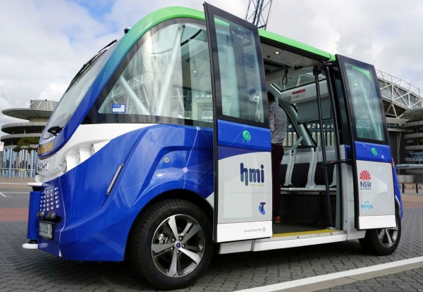 Automated vehicle treials - Sydney Olympic Park