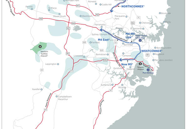 Greater Sydney Freight Road Network