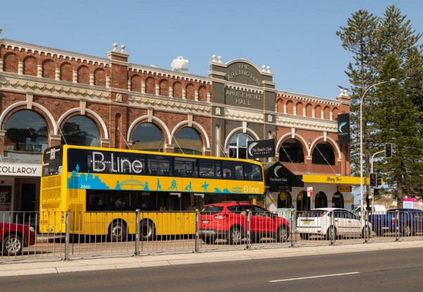 B-Line bus stop Collaroy 