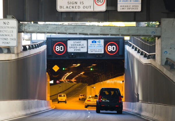 Entrance to Cross City Tunnel