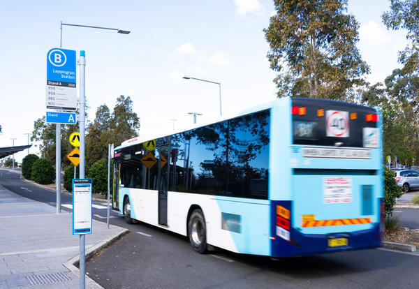 Leppington Station bus stop