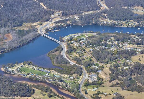 Aerial of Nelligen township