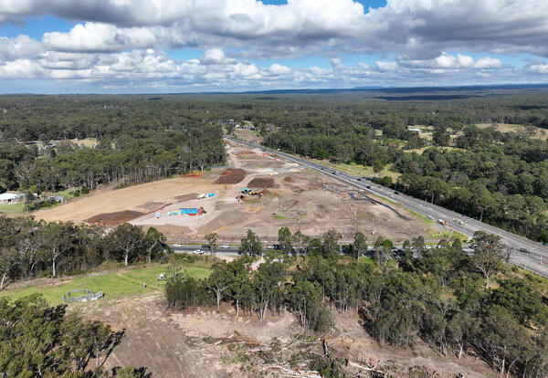 Jervis Bay Road and Princes Highway intersection - April 2024