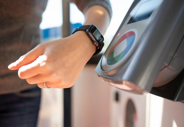 Opal - Customer tap using smart watch