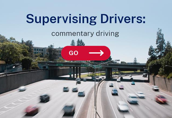 Supervising Drivers: commentary driving