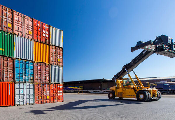 Transport for NSW Freight - shipping containers.